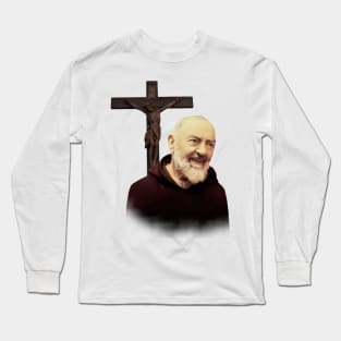 St. Pio of Pietrelcina Long Sleeve T-Shirt